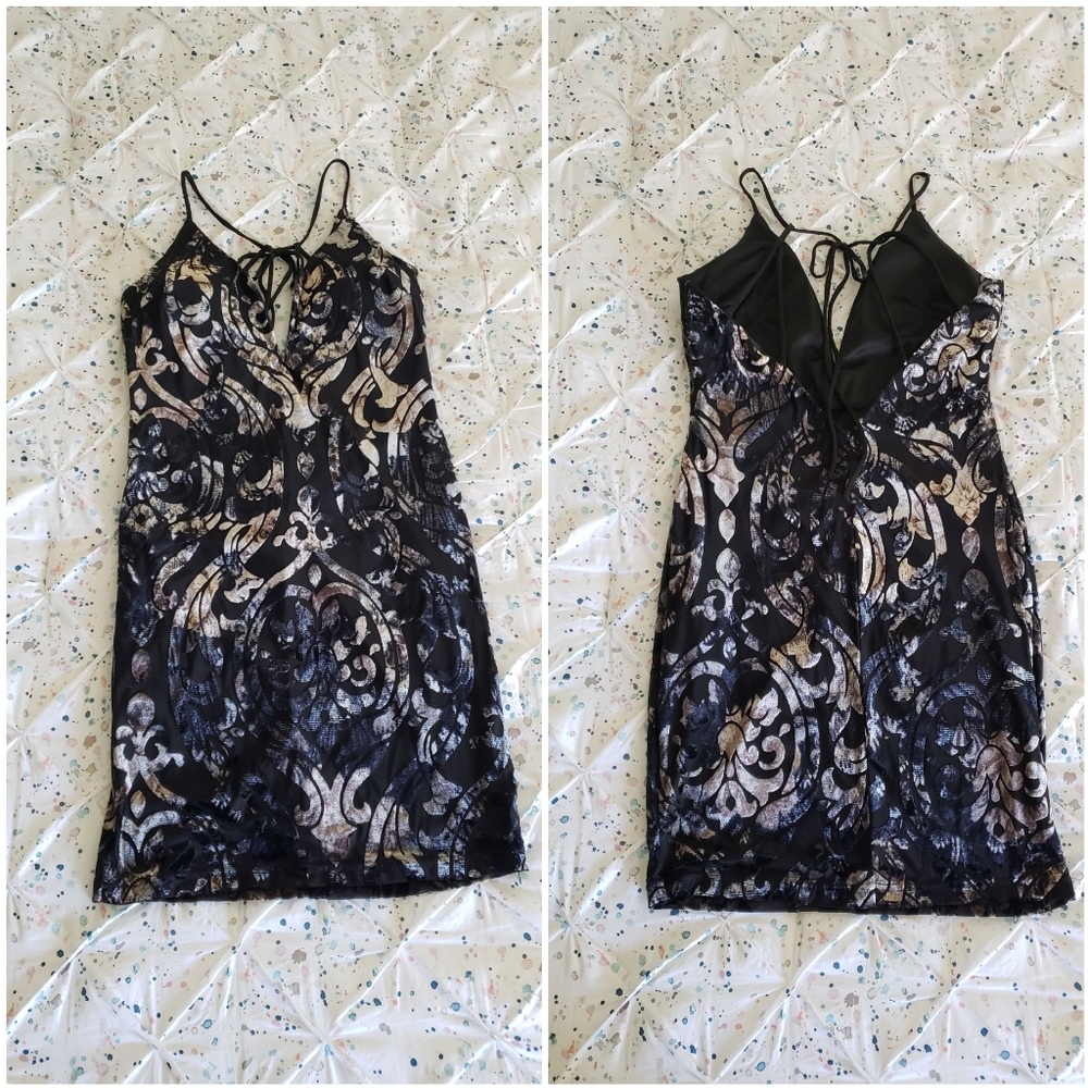Strappy mini! Sexy dress!